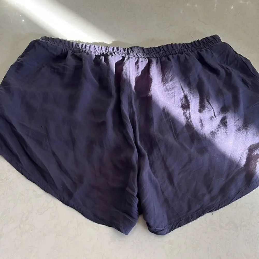 Artisan NY pajama set - dark purple tank top with matching shorts, size Medium